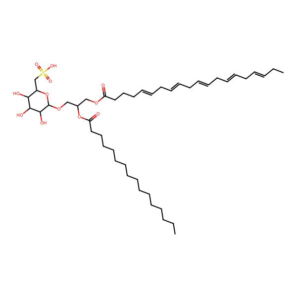 2D Structure of Sulfoquinovosyl diglyceride