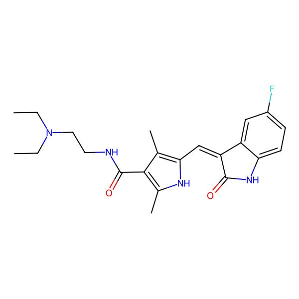 2D Structure of Sunitinib