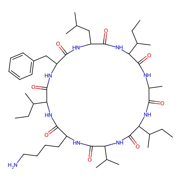 2D Structure of Surugamide B