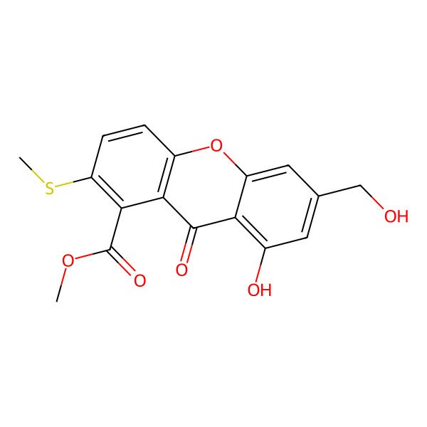 2D Structure of Sydoxanthone B