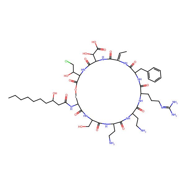 2D Structure of Syringomycin A1