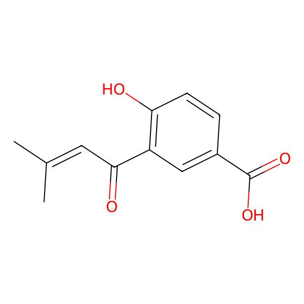 2D Structure of Taboganic acid
