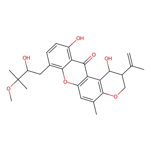 2D Structure of Tajixanthone methanoate