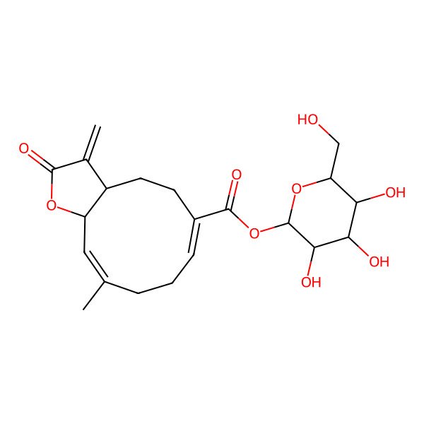 2D Structure of Taraxinic acid glucosyl ester