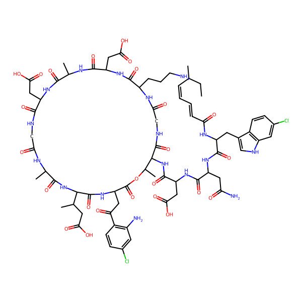2D Structure of Taromycin B