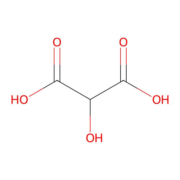 2D Structure of Tartronic acid