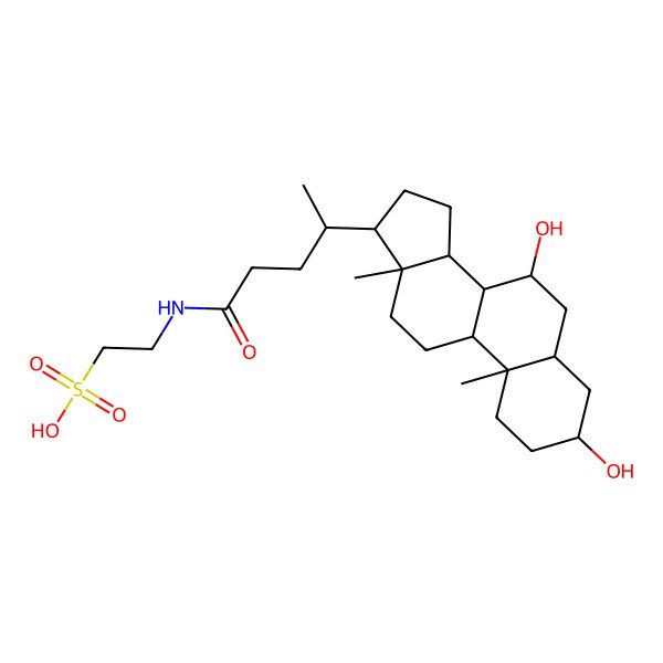 2D Structure of Taurochenodeoxycholic Acid