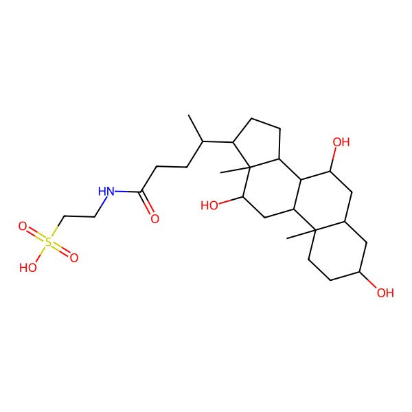 2D Structure of Taurocholic Acid