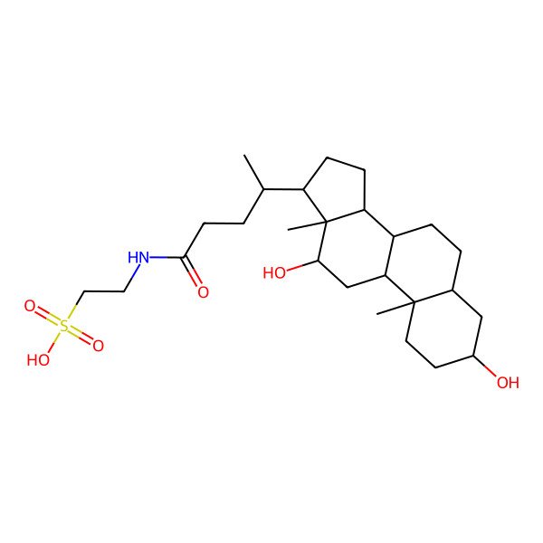 2D Structure of Taurodeoxycholic Acid
