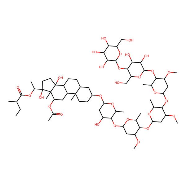 2D Structure of Telosmoside A16