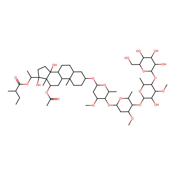 2D Structure of Telosmoside A2