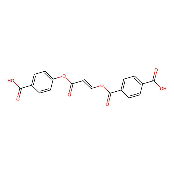2D Structure of Terephthalic acid mono-[2-(4-carboxy-phenoxycarbonyl)-vinyl] ester