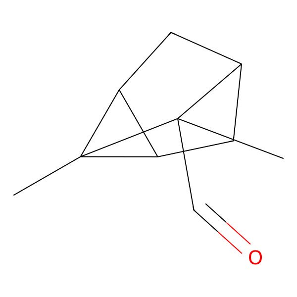 2D Structure of 2,3-Dimethyltricyclo(2.2.1.02,6)heptane-3-carboxaldehyde