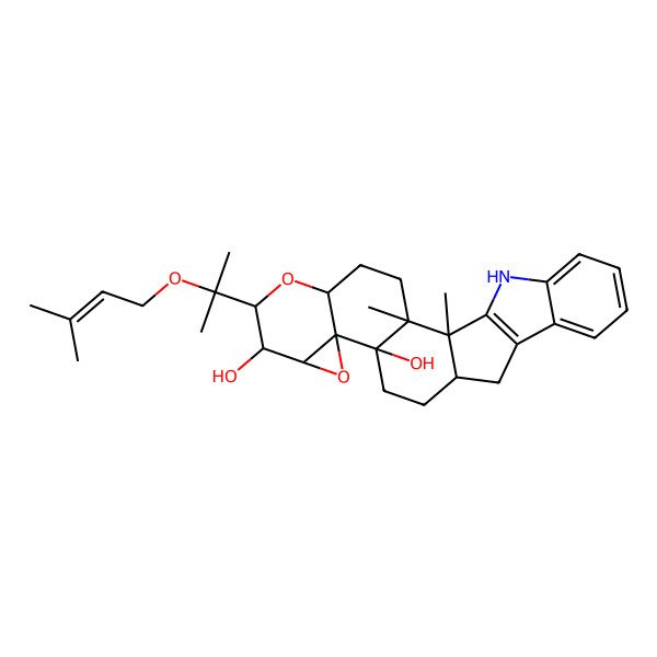 2D Structure of Terpendole J