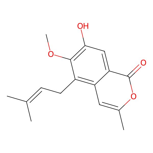 2D Structure of Terrecoumarin A