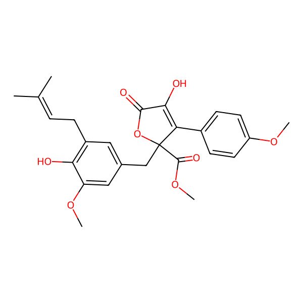2D Structure of Terrelactone A