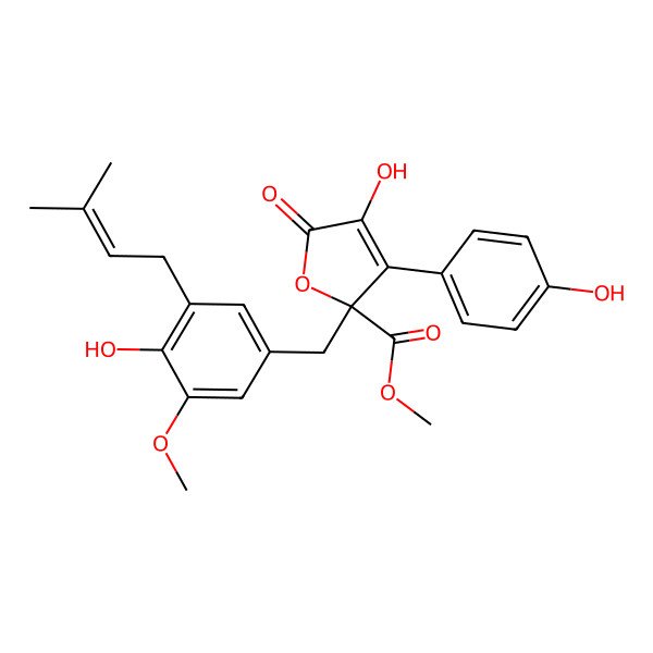 2D Structure of Terrephenol A