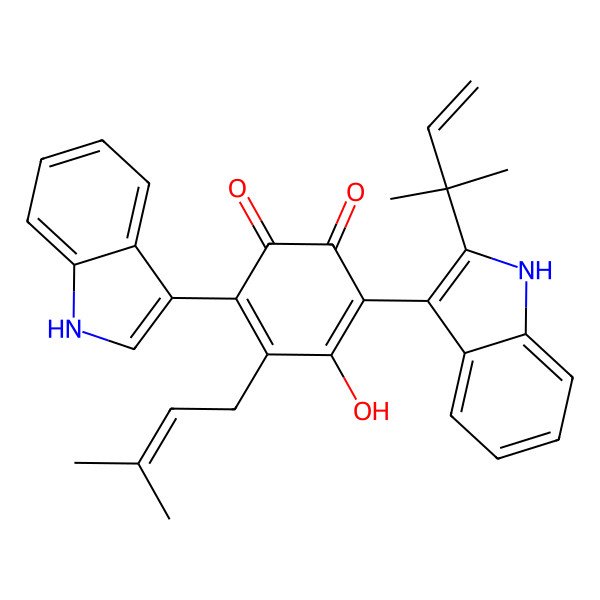 2D Structure of Terrequinone A