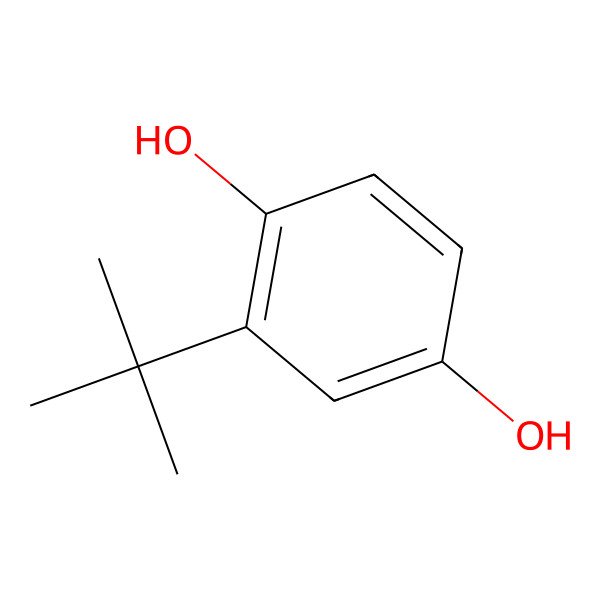 2D Structure of Tert-Butylhydroquinone