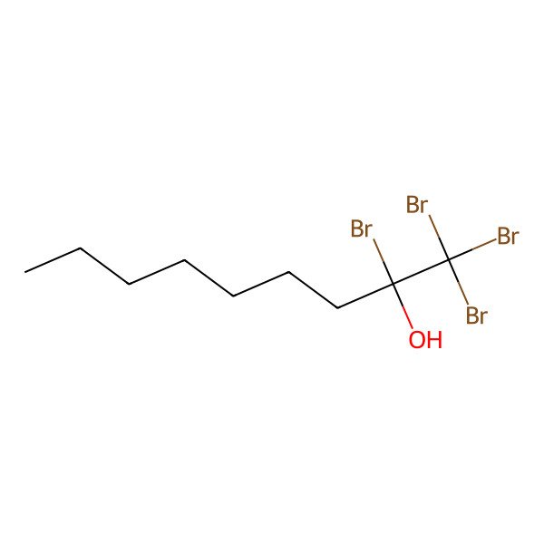 2D Structure of Tetrabromo-2-nonanol