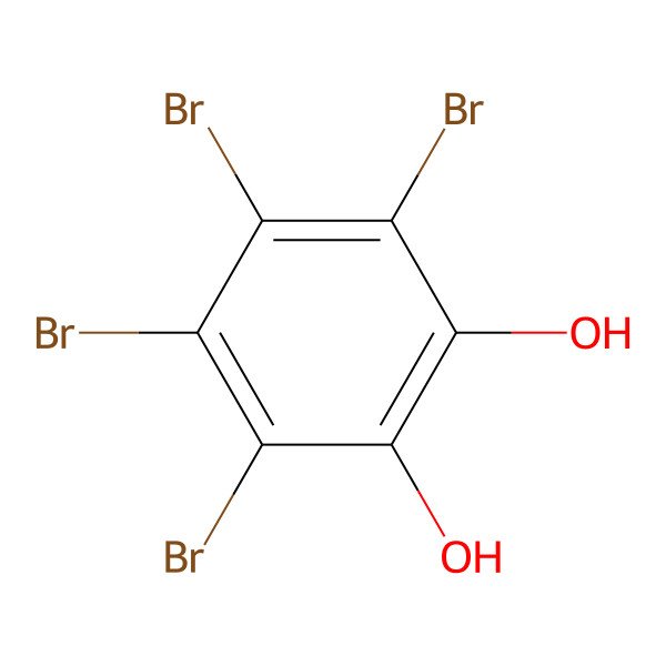 2D Structure of Tetrabromocatechol