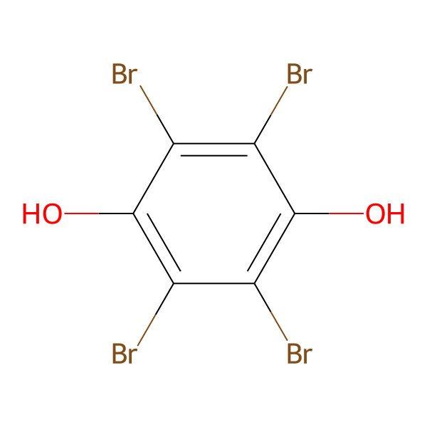 2D Structure of Tetrabromohydroquinone