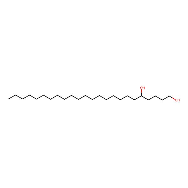 2D Structure of Tetracosane-1,5-diol