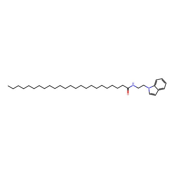 2D Structure of Tetracosanoic acid tryptamide, analytical standard