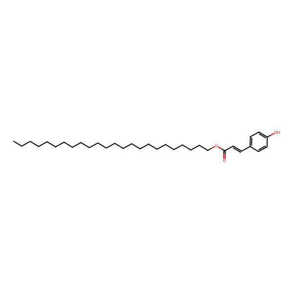 2D Structure of Tetracosyl (z)-p-coumarate