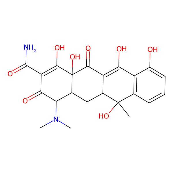 2D Structure of Tetracycline