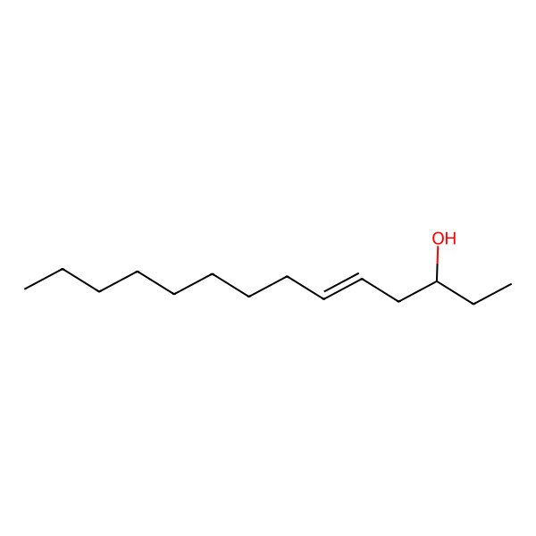 2D Structure of Tetradec-5-en-3-ol