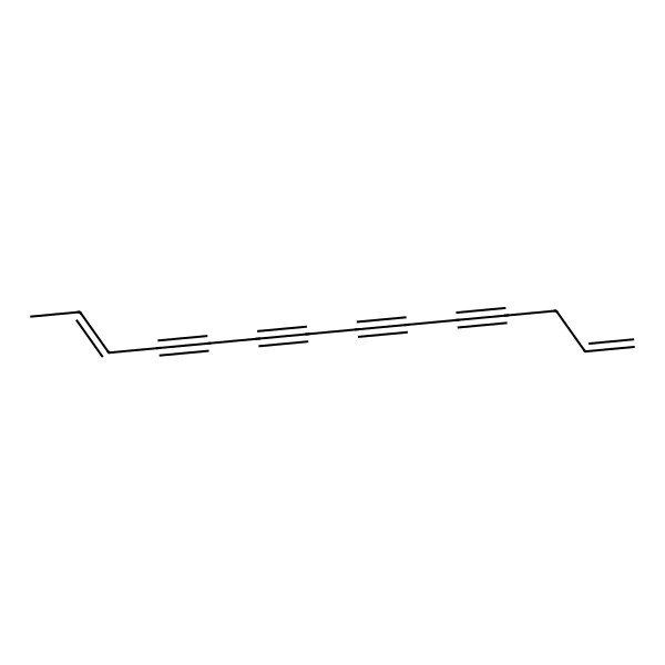 2D Structure of Tetradeca-1,12-dien-4,6,8,10-tetrayne
