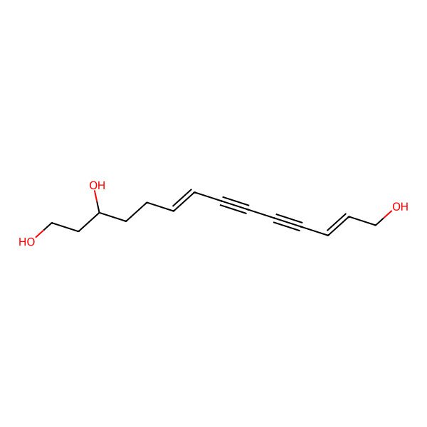 2D Structure of Tetradeca-6,12-dien-8,10-diyne-1,3,14-triol