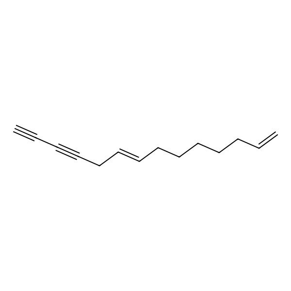 2D Structure of Tetradeca-6,13-dien-1,3-diyne