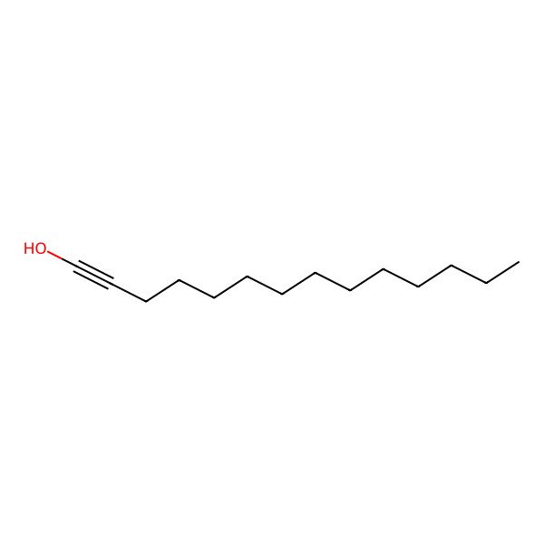 2D Structure of Tetradecyn-1-ol