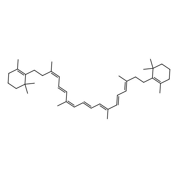 2D Structure of Tetrahydro-beta-carotene/eta-Carotene