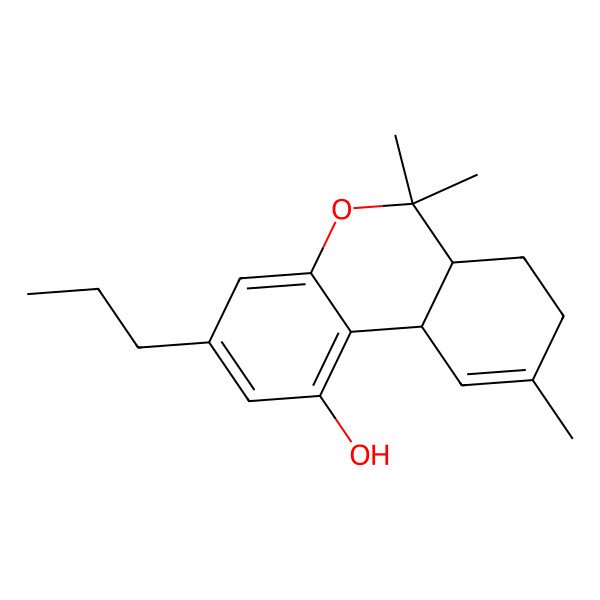 2D Structure of Tetrahydrocannabivarin