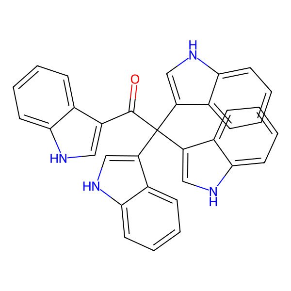 2D Structure of Tetra(indol-3-yl)ethanone