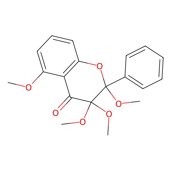 2D Structure of Tetramethoxy-flavanon 2D Structure of Tetramethoxy-flavanon