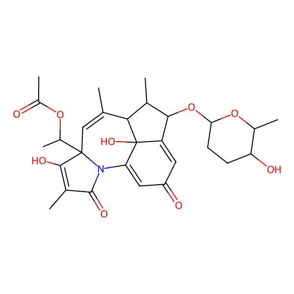 2D Structure of Tetrapetalone B