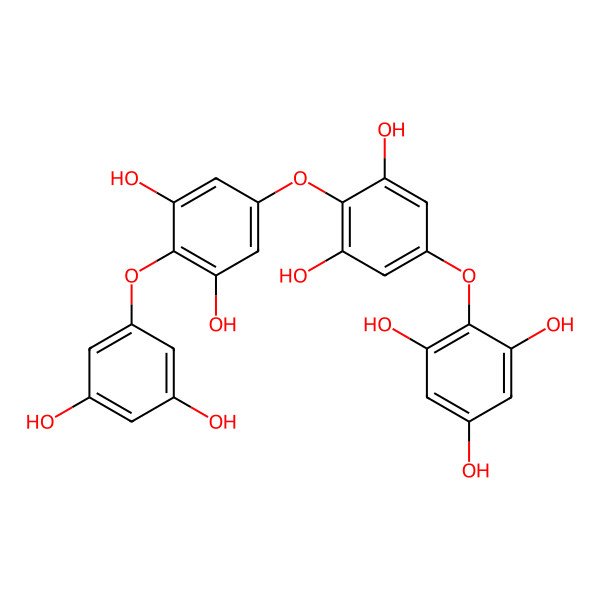 2D Structure of Tetraphlorethol C