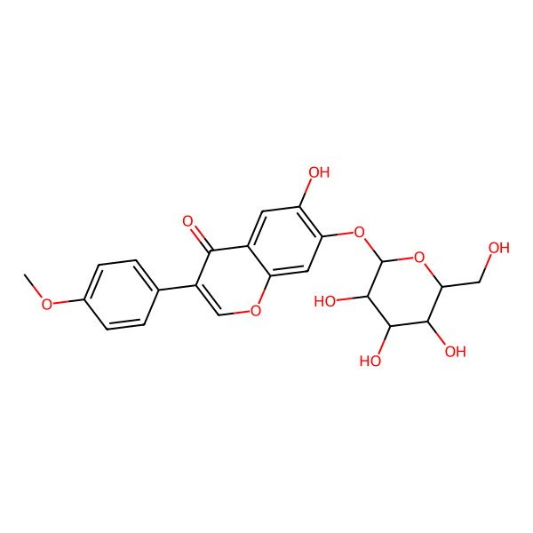 2D Structure of Texasin 7-O-glucoside