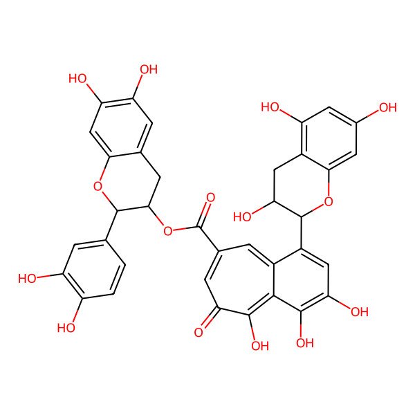 2D Structure of Theaflavate B 2D Structure of Theaflavate B