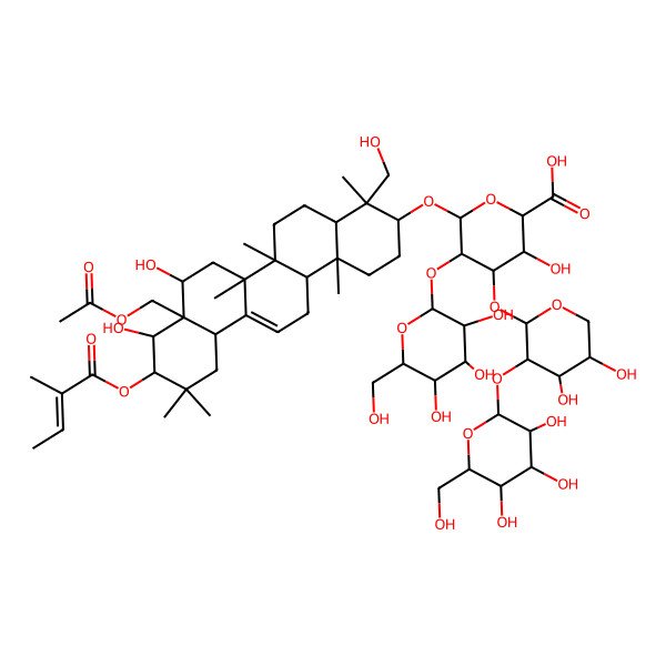 2D Structure of Theasaponin A5 2D Structure of Theasaponin A5