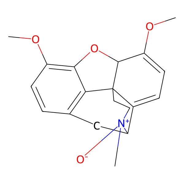 2D Structure of Thebaine N-oxide