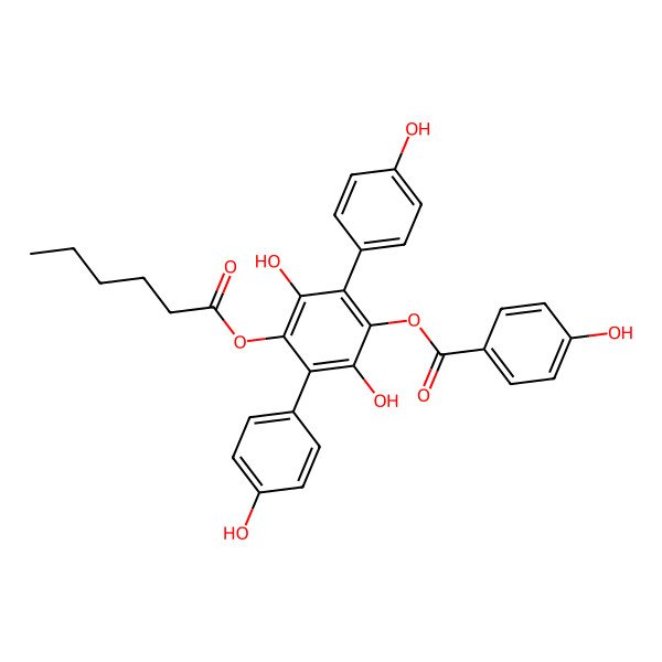 2D Structure of Thelephantin B