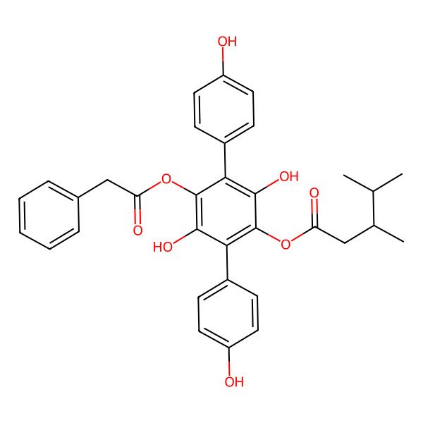 2D Structure of Thelephantin F