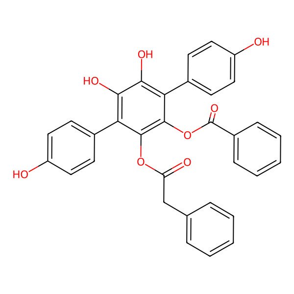 2D Structure of Thelephantin O