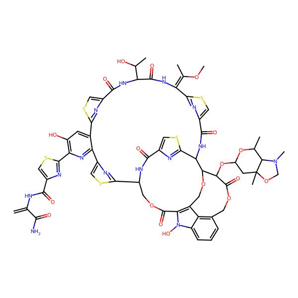 2D Structure of Thiazomycin