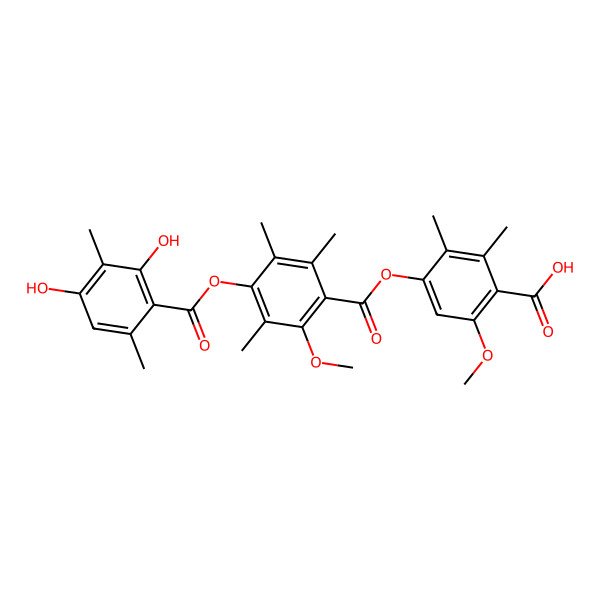 2D Structure of Thielavin F